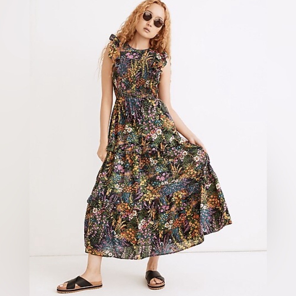 Banjanan smocked maxi dress
